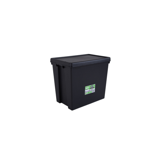 (62 Litre) WHAM BHAM HEAVY DUTY BLACK PLASTIC STORAGE BOXES