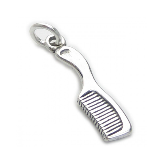 Comb sterling silver charm .925 x 1 Combs Hairdressing charms