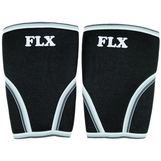 (Large) FLX 7mm Neoprene Compression Knee Sleeves Wraps