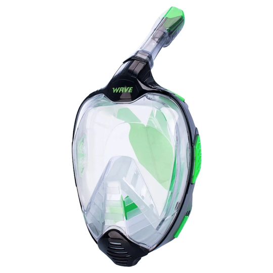 Alder Avance Full Face Mask & Snorkel - Green