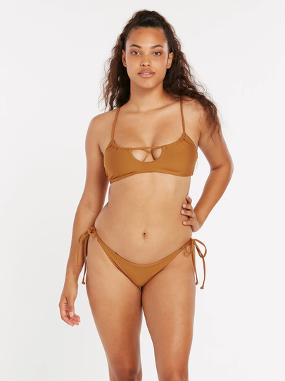 Women's Volcom Simply Seamless Skimpy Bikini Bottom - BRONZE