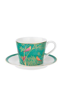 Sara Miller Chelsea Tea Cup &Amp; Saucer Set - Green