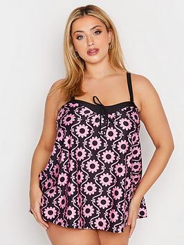 Yours Daisy Geo A-Line Tankini