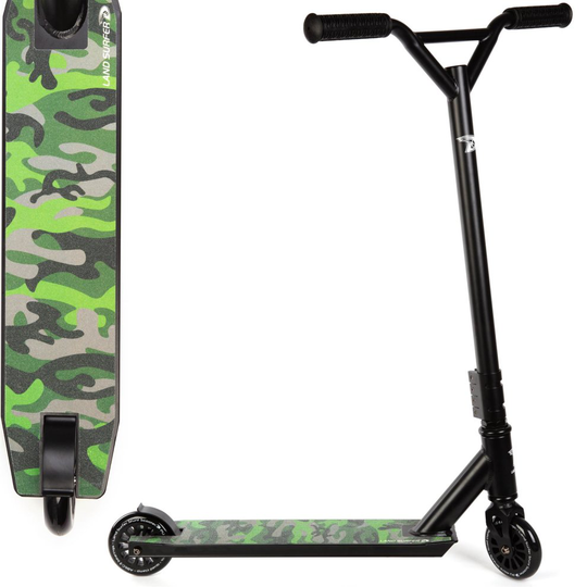 Land Surfer Stunt Scooter - Camouflage Green