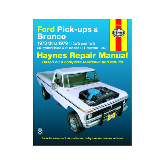 Ford pick-ups F-100-F-350 & Bronco (73-79) Haynes Repair Manual (US) (Paperback) ~