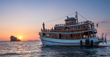 Krabi 4 Islands Snorkeling with Sunset Cruise Dinner