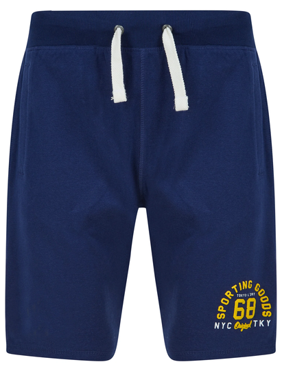Jogger Shorts Sporting Goods Brushback Fleece Jogger Shorts in Medieval Blue - Tokyo Laundry / M - Tokyo Laundry