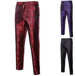 Disco Disco 1980s Pants Men's Jacquard Costume Vintage Cosplay Party Club Pants Masquerade Lightinthebox