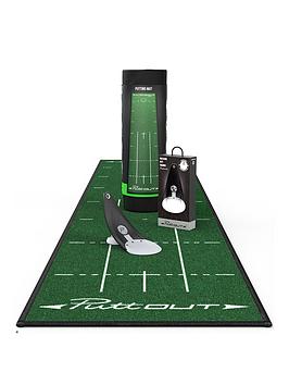 Puttout Combo Set (Plain Box Containing Stone Premium Trainer, Mid Green Mat)