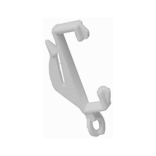 40 Curtain Track Glider Hooks Sturdy Grip Fit Deco-rail Rail Clip