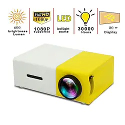 YG300 Pro/Plus Mini Portable Projector 1080P HD Projector Home Theater Cinema with HDMI AV TF USB Audio Interfaces and Remote Control Multi-Screen for Cartoon, Kids Gift, Outdoor Home Movie Lightinthebox
