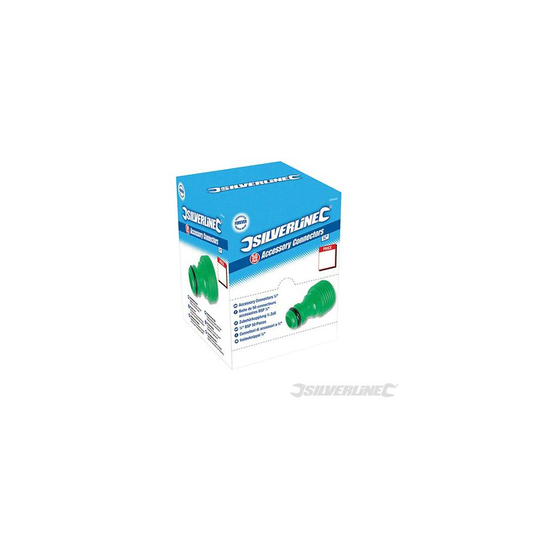 Silverline Accessory Connectors 3/4" Display Box 50pce 50pce Male - 34 Hose - accessory connectors 50pce 34 male display box silverline hose 580449