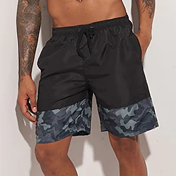 Men's Swim Trunks Swim Shorts Quick Dry Lightweight Board Shorts Bathing Suit Mesh Lining with Pockets Drawstring Swimming Surfing Beach Water Sports Camo / Camouflage Summer Lightinthebox