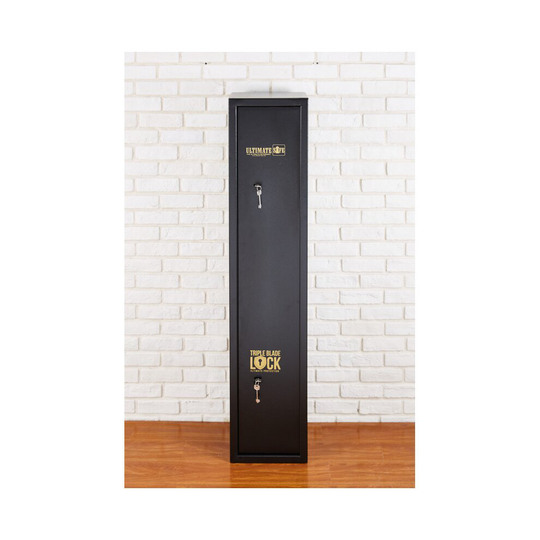 Ultimate Safe 5 Gun Cabinet for Shotguns and Rifles with Lockable Internal Ammunition Box