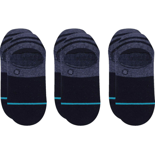 Stance Gamut 2 Super Invisible/No Show Ankle Socks - Navy (3 Pack)