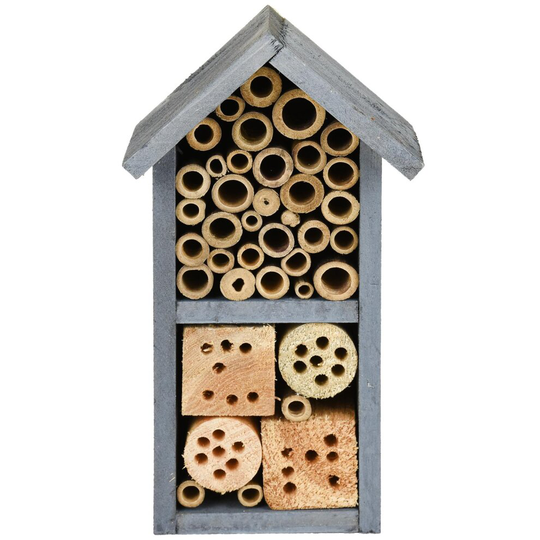 (2 Storey Insect Hotel) ASAB Wooden Insect Bee House Bug Hotel Nesting Box