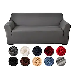 Dustproof All-powerful Slipcovers Stretch Sofa Cover Super Soft Fabric Couch Cover With One Free Boster Case(Chair/Love Seat/3 Seats/4 Seats) Lightinthebox