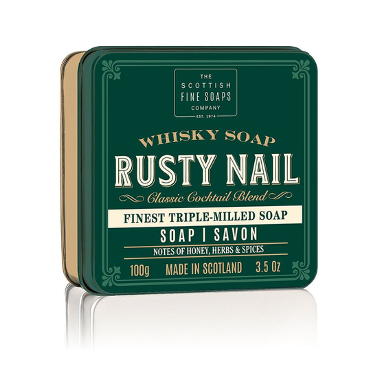 Scottish Fine Soaps Rusty Nail Soap in a Tin (100g)