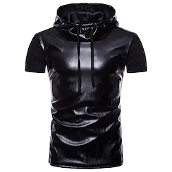 Inspired by Tokyo Ghoul Ken Kaneki Hoodie T-shirt Anime Retro Vintage Street Style T-shirt For Men's Adults' Non-Printing Artificial Leather Lightinthebox