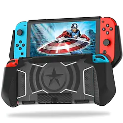 Dockable Case for Nintendo Switch OLED 2021, TPU Grip Protective Cover Case Compatible with Nintendo Switch Console Lightinthebox
