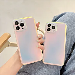 Phone Case For Apple Classic Series iPhone 13 Pro Max 12 11 SE 2022 X XR XS Max 8 7 Bumper Frame Magnetic Full Body Protective Color Gradient Silica Gel Lightinthebox