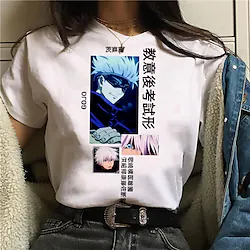 Inspired by Jujutsu Kaisen Satoru Gojo T-shirt Cartoon Manga Anime Harajuku Graphic Kawaii T-shirt For Men's Women's Unisex Adults' Hot Stamping 100% Polyester Lightinthebox