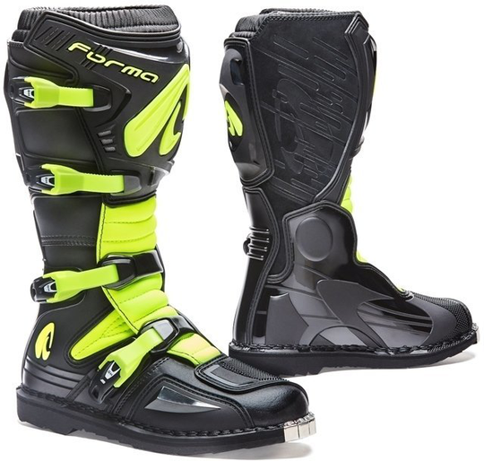 Forma Boots Terrain Evo Black/Yellow Fluo 42 Motorcycle Boots