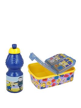 Minions Lunch Box &Amp; Water Bottle