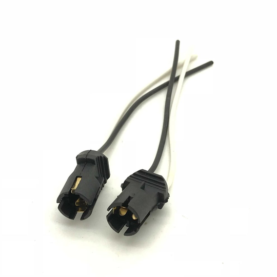 Pre-Wired Push T10 W5W W3W 501 194 Bulb Socket Holders LED Repair Dash Parking