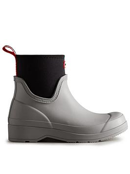 Hunter Play Neoprene Ankle Wellington Boots - White