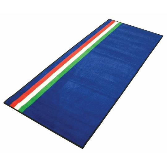 BikeTek Series 3 Italian Flag Motorcycle Garage Mat Pit Mat 190cm x 80cm