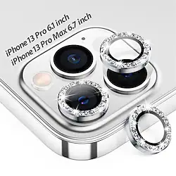 Camera Lens Protector for iPhone 14 Pro Max 13 12 11 Pro Max Mini 9H Tempered Glass Camera Cover Screen Protector Metal Individual Ring Lightinthebox