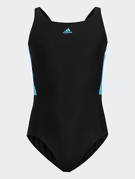 Adidas Colorblock 3-Stripes Swimsuit
