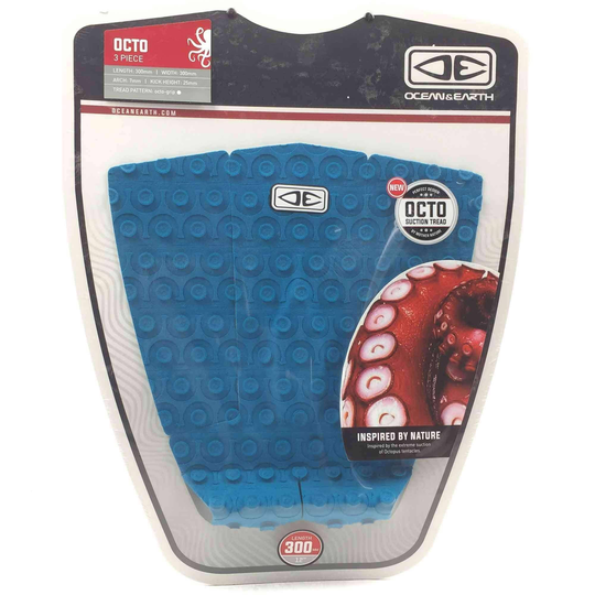 Ocean and Earth Octo Surfboard Tail Pad - Aqua