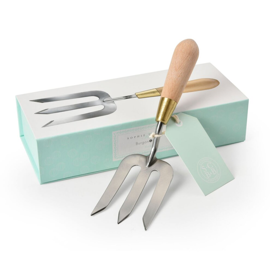 Sophie Conran Gardening Fork -Gift Box (Stainless Steel & Wood)
