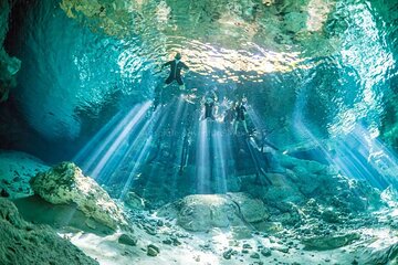 Tulum Area Experiences Guided E-Bike Tour- 3 Cenote's Snorkel/Swim & Local Lunch