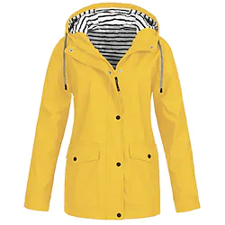 Women's Hoodie Jacket Basic Zipper Pocket Valentine's Day Polyester Coat Winter Fall Spring Navy Black Pink Zipper Hoodie Regular Fit S M L XL XXL XXXL / Waterproof / Quick Dry / Windproof Lightinthebox