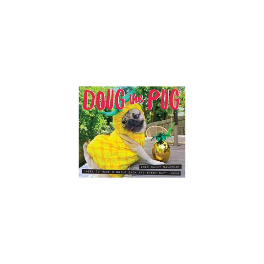 Doug the Pug 2022 Box Calendar, Daily Desktop