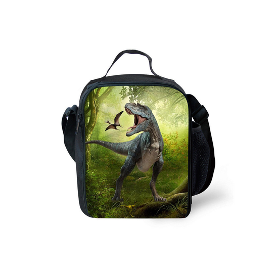 (Pattern 07) Jurassic World Lunch Bags Thermal Insulated Box