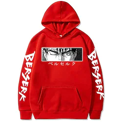 Inspired by Berserk Guts Swordsman Hoodie Cartoon Manga Anime Harajuku Graphic Kawaii Hoodie For Men's Women's Unisex Adults' Hot Stamping 100% Polyester Lightinthebox