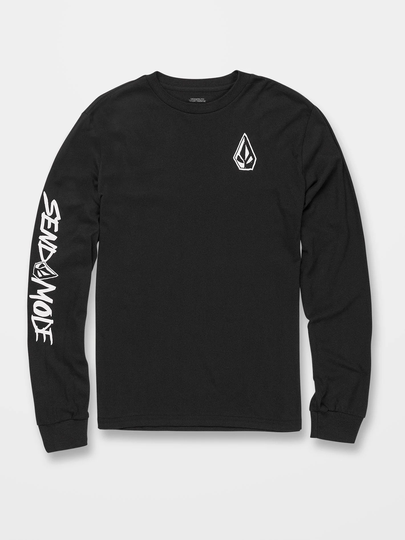 Men's Volcom Send Mode Tech T-shirt - BLACK - (KIDS)