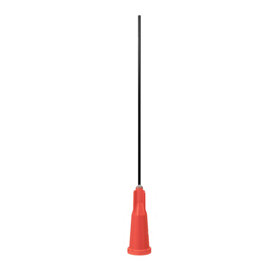 18g Red 1.5 inch Acucan Blunt Drawing Up Needles Box of 100