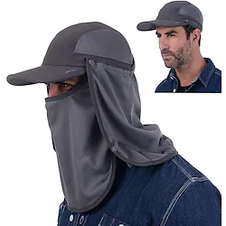 Fishing Hat Sun Protection Fishing Cap with Removable Face Neck Flap UPF50 Bucket Hat Outdoor Fishing Polyster Baseball Cap Lightinthebox