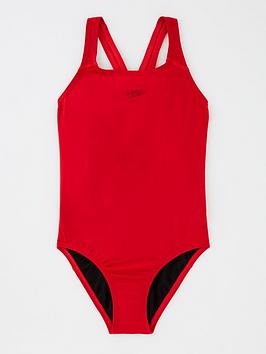 Speedo Kids Eco Endurance+ Medalist Swimsuit - Red