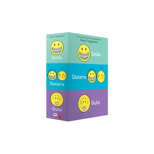 Smile Sisters and Guts The Box Set by Raina Telgemeier
