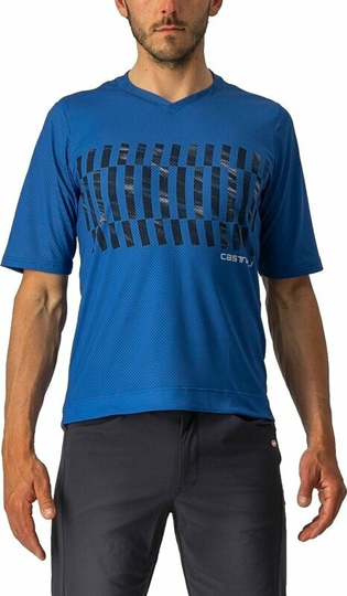Castelli Trail Tech SS Cobalt Blue/Savile Blue/Silver 2XL