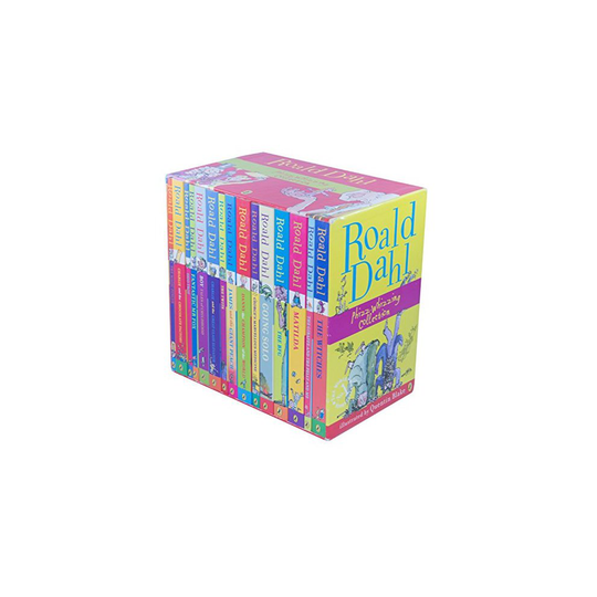 Roald Dahl 15 Book Box Set (Slipcase) Includes Matilda, Witches, The Twits, Fantastic Mr Fox, Charlie & the Chocolate Factory, Georges Marvellous ...