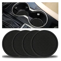 Car Cup Coaster 4PCS Universal Non-Slip Cup Holders Embedded in Ornaments Coaster Car Interior Accessories Lightinthebox