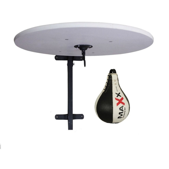 (Speedball Platform & BALL) Speedball Platform Frame Adjustable Set Swivel MMA Speed Ball Boxing Pad Gloves Maxx