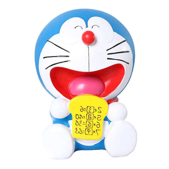 Doraemon Bread Piggy Bank Cartoon Vinyl Money Box Kids Gift